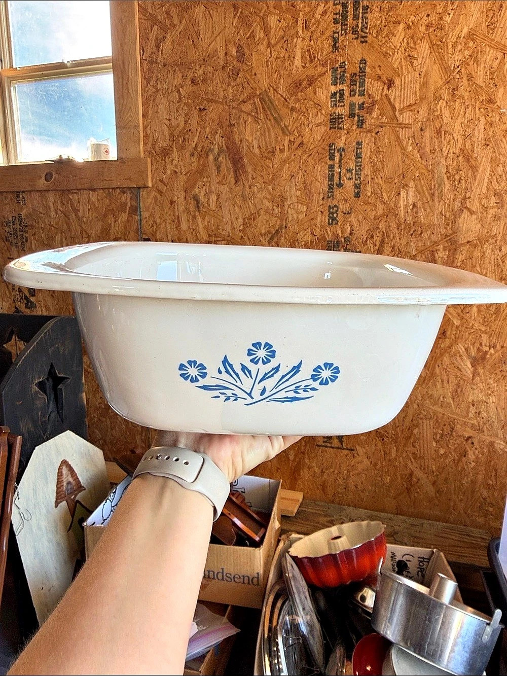 CorningWare Rosemarie 5 Liter Dutch Oven Casserole Dish Covered Casserole Dish